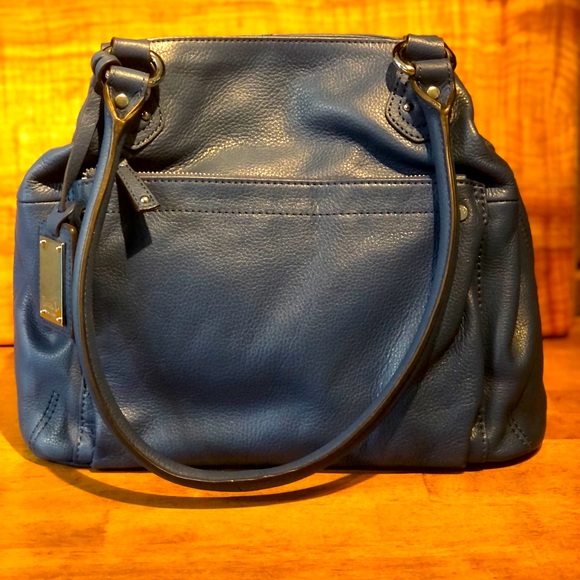 Tignanello Handbags - Tignanello Indigo Leather Satchel/Tote